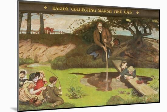 Dalton Collecting Marsh Fire Gas, 1879-93-Ford Madox Brown-Mounted Giclee Print