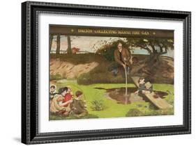 Dalton Collecting Marsh Fire Gas, 1879-93-Ford Madox Brown-Framed Giclee Print