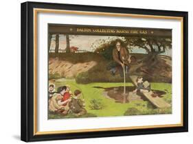 Dalton Collecting Marsh Fire Gas, 1879-93-Ford Madox Brown-Framed Giclee Print