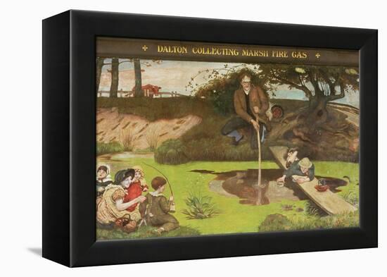 Dalton Collecting Marsh Fire Gas, 1879-93-Ford Madox Brown-Framed Premier Image Canvas