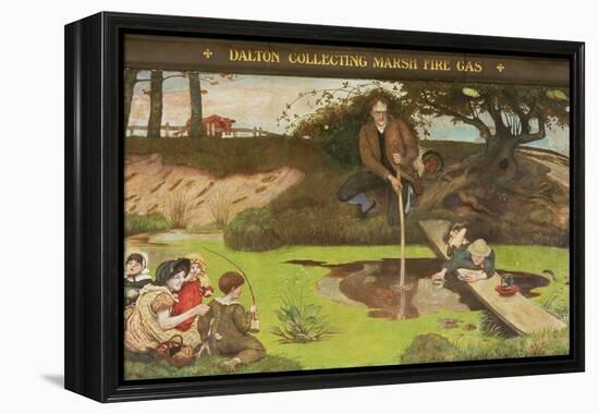 Dalton Collecting Marsh Fire Gas, 1879-93-Ford Madox Brown-Framed Premier Image Canvas