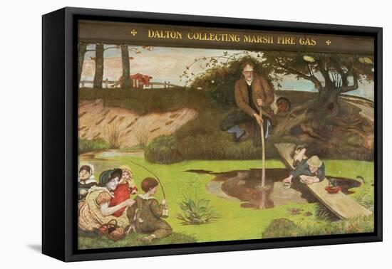 Dalton Collecting Marsh Fire Gas, 1879-93-Ford Madox Brown-Framed Premier Image Canvas