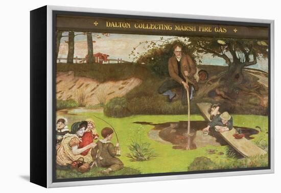 Dalton Collecting Marsh Fire Gas, 1879-93-Ford Madox Brown-Framed Premier Image Canvas