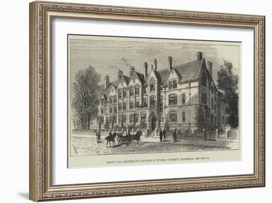 Dalton Hall, Residence for Students of Victoria University, Manchester-Frank Watkins-Framed Giclee Print