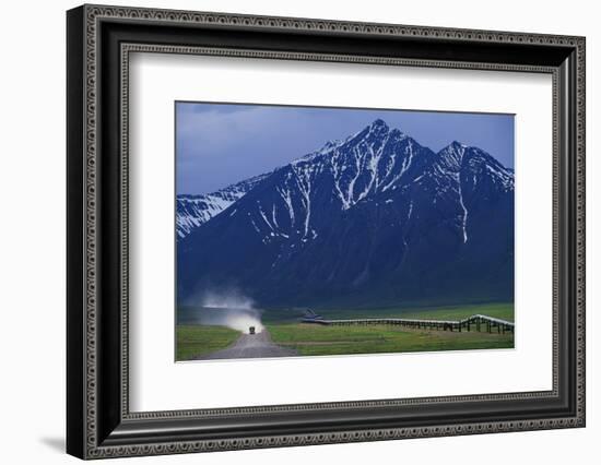 Dalton Highway and Brooks Range-null-Framed Photographic Print