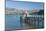 Daly's Wharf, an historic jetty overlooking Akaroa Harbour, Akaroa, Banks Peninsula, Canterbury, So-Ruth Tomlinson-Mounted Photographic Print