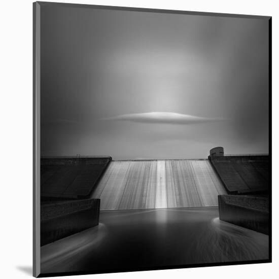 Dam Cloud-null-Mounted Art Print