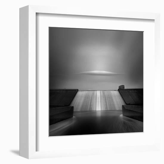 Dam Cloud-null-Framed Art Print