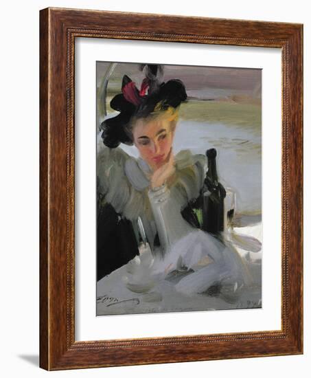 Dam Vid Cafe, 1894-Anders Leonard Zorn-Framed Giclee Print