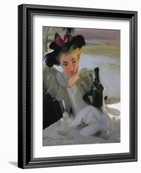 Dam Vid Cafe, 1894-Anders Leonard Zorn-Framed Giclee Print