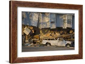 Damage Caused to House-John Cancalosi-Framed Photographic Print