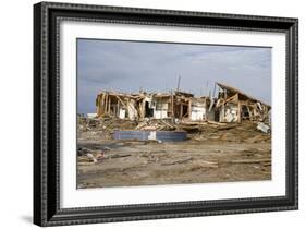 Damage Caused to Houses by Hurricane Katrina-John Cancalosi-Framed Photographic Print