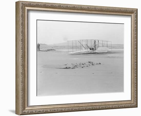 Damaged Wright Flyer, 1903-Science Source-Framed Giclee Print