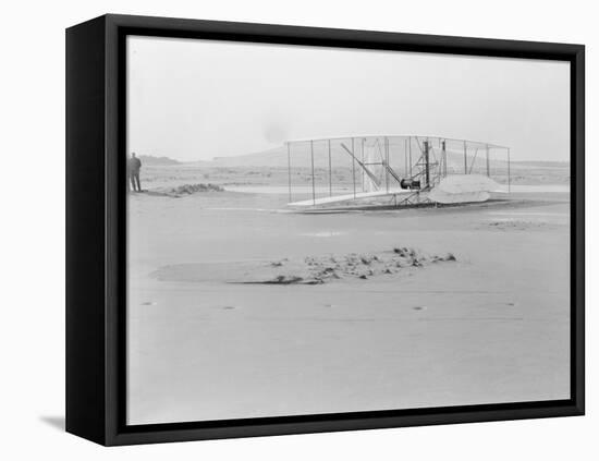 Damaged Wright Flyer, 1903-Science Source-Framed Premier Image Canvas