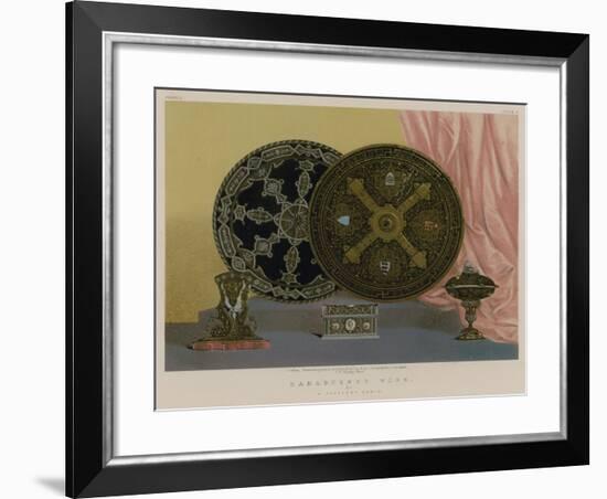 Damascened Work by H Dueresne, Paris-null-Framed Giclee Print