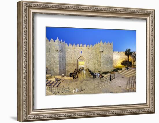 Damascus Gate, Old City, UNESCO World Heritage Site, Jerusalem, Israel, Middle East-Gavin Hellier-Framed Photographic Print