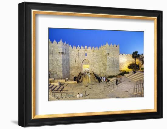 Damascus Gate, Old City, UNESCO World Heritage Site, Jerusalem, Israel, Middle East-Gavin Hellier-Framed Photographic Print