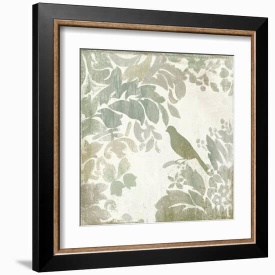 Damask Bird II-Asia Jensen-Framed Art Print