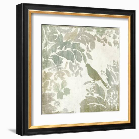 Damask Bird II-Asia Jensen-Framed Art Print