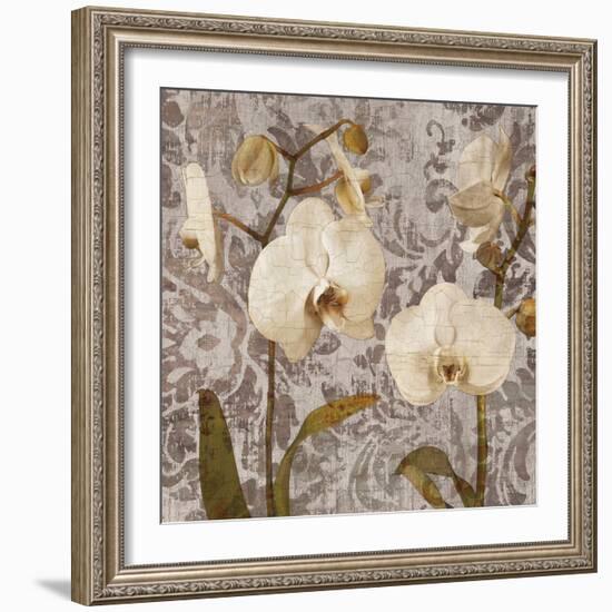 Damask Blooms I-Tania Bello-Framed Giclee Print