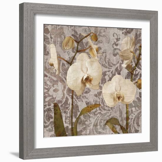 Damask Blooms I-Tania Bello-Framed Giclee Print
