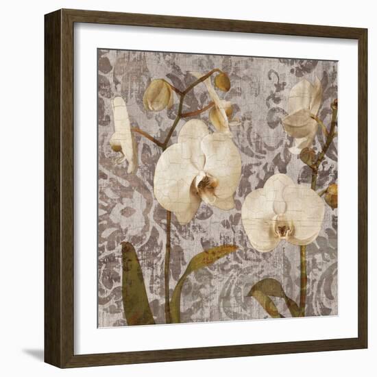 Damask Blooms I-Tania Bello-Framed Giclee Print