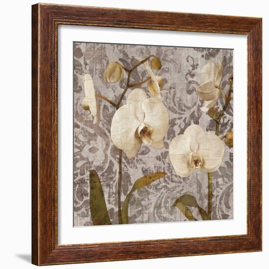 Damask Blooms I-Tania Bello-Framed Giclee Print