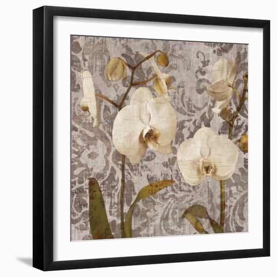 Damask Blooms I-Tania Bello-Framed Giclee Print