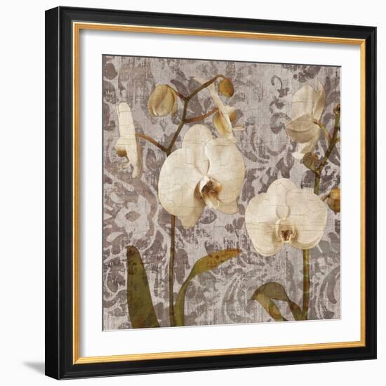 Damask Blooms I-Tania Bello-Framed Giclee Print