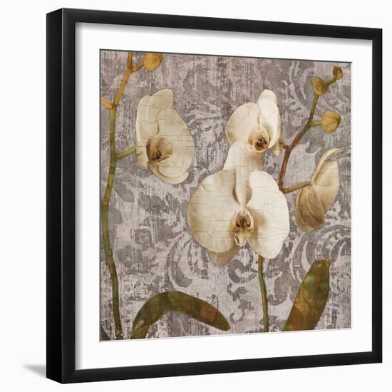 Damask Blooms II-Tania Bello-Framed Giclee Print