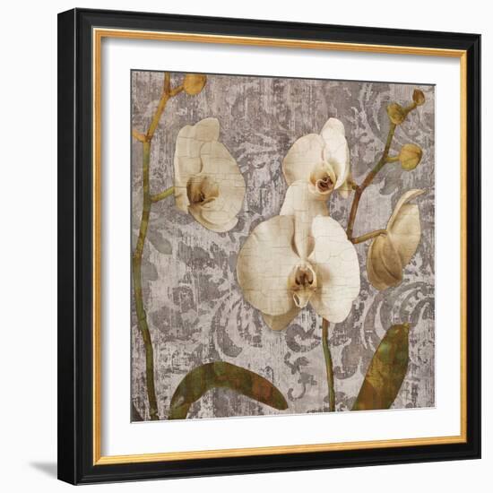 Damask Blooms II-Tania Bello-Framed Giclee Print