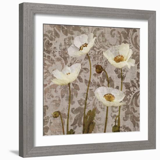 Damask Blooms III-Tania Bello-Framed Giclee Print