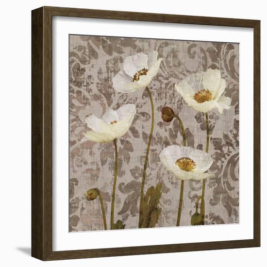 Damask Blooms III-Tania Bello-Framed Giclee Print