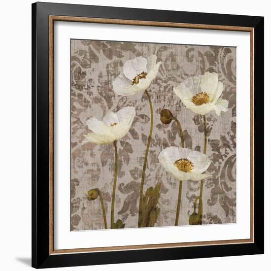 Damask Blooms III-Tania Bello-Framed Giclee Print