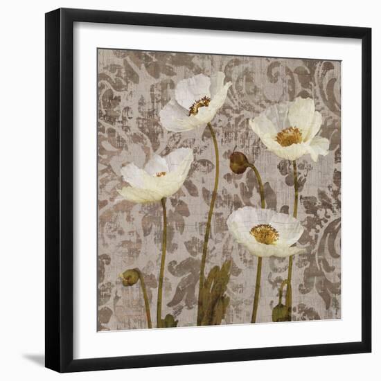 Damask Blooms III-Tania Bello-Framed Giclee Print