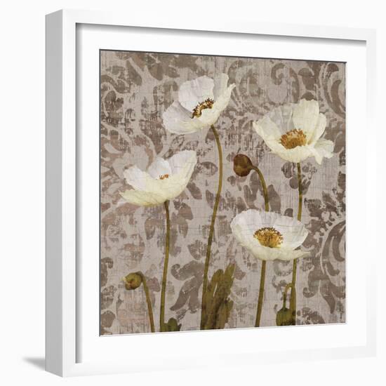 Damask Blooms III-Tania Bello-Framed Giclee Print