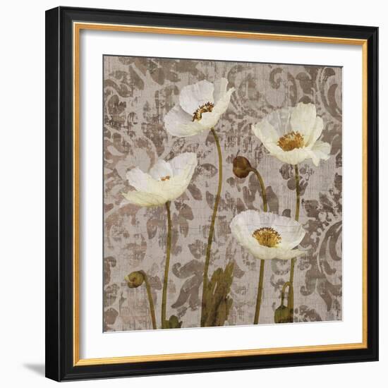 Damask Blooms III-Tania Bello-Framed Giclee Print