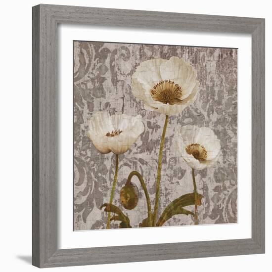 Damask Blooms IV-Tania Bello-Framed Giclee Print