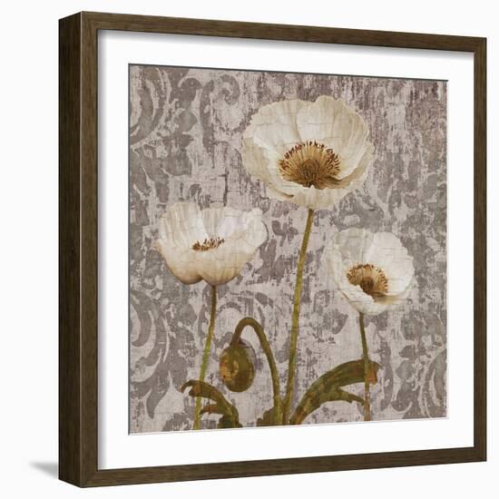 Damask Blooms IV-Tania Bello-Framed Giclee Print