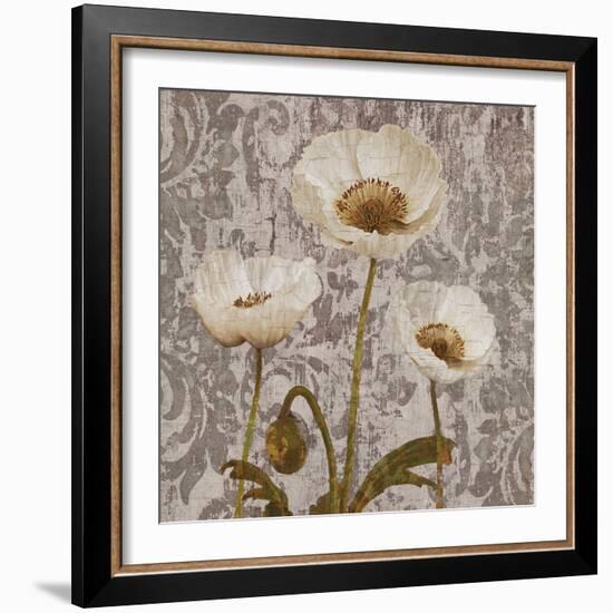 Damask Blooms IV-Tania Bello-Framed Giclee Print