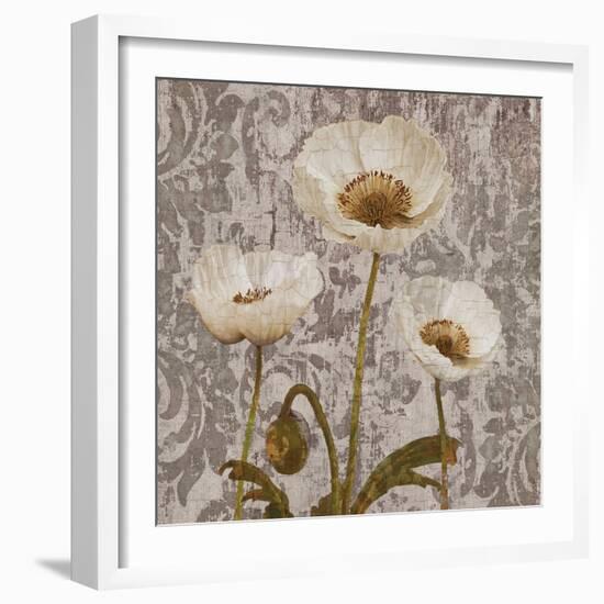 Damask Blooms IV-Tania Bello-Framed Giclee Print