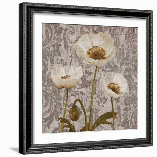 Damask Blooms IV-Tania Bello-Framed Giclee Print
