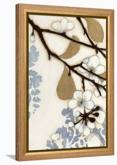 Damask Cherry Blossoms 1-Norman Wyatt Jr.-Framed Stretched Canvas