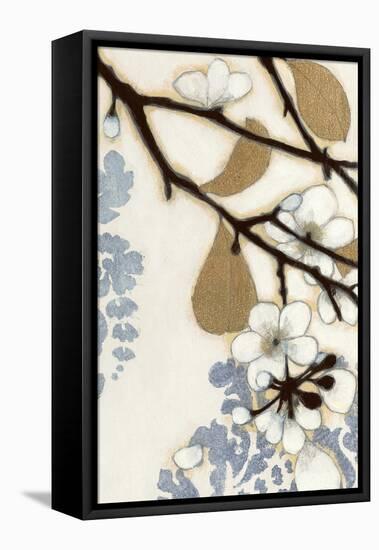 Damask Cherry Blossoms 1-Norman Wyatt Jr.-Framed Stretched Canvas