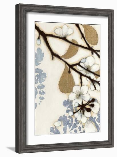 Damask Cherry Blossoms 1-Norman Wyatt Jr.-Framed Art Print