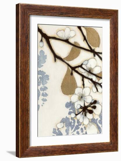 Damask Cherry Blossoms 1-Norman Wyatt Jr.-Framed Art Print