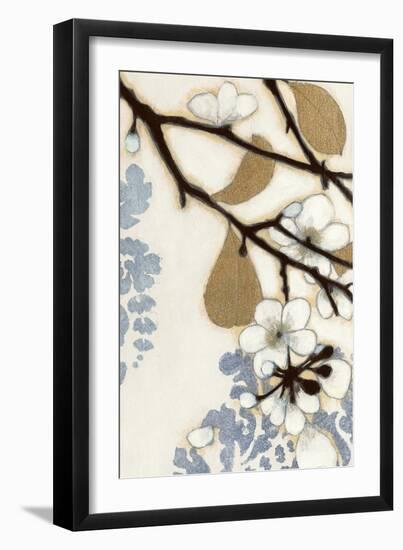 Damask Cherry Blossoms 1-Norman Wyatt Jr.-Framed Art Print