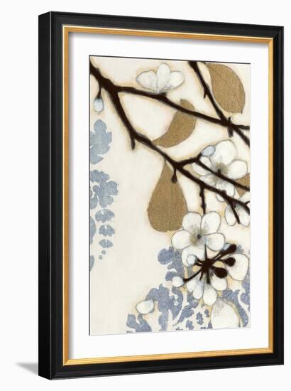 Damask Cherry Blossoms 1-Norman Wyatt Jr.-Framed Art Print