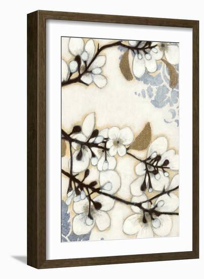 Damask Cherry Blossoms 2-Norman Wyatt Jr.-Framed Art Print