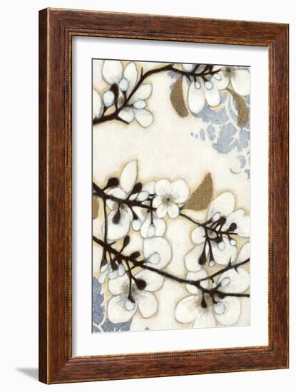 Damask Cherry Blossoms 2-Norman Wyatt Jr.-Framed Art Print